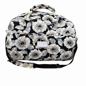 Vera Bradley Large Weekender Travel Bag Camellia Floral Retired Pattern Quilted